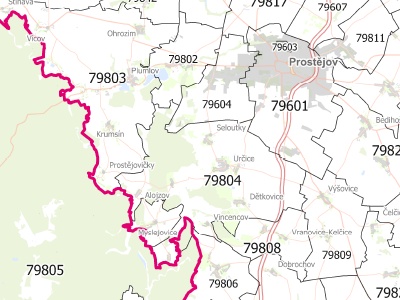 Postcode map